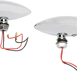 Bullet LED Marker Lights - Smooth - Red