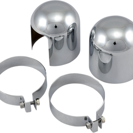 Chrome Shock Top Cap - '58-'64 FL