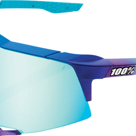 Speedcraft Sunglasses - Metallic Blue - Blue Mirror