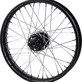 Front Wheel - Single/Dual Disc/No ABS - Black - 21"x2.15"