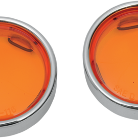 Lens w/Trim Ring -  Amber