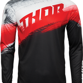 Youth Sector Vapor Jersey - Black/Red - Large