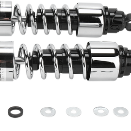 Shocks - 412 Cruiser Series - Chrome - 13" - Heavy Duty