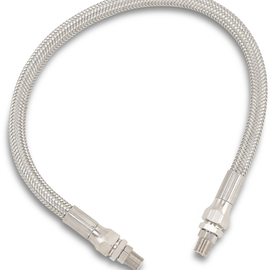 Oil Line with Fittings - Stainless Steel - 17"