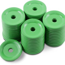 Support Plates - Green - Round - 48 Pack