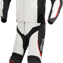 GP Pro 2-Piece Leather Suit - Black/White/Red - US 38 / EU 48
