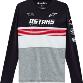 Turbo Long-Sleeve T-Shirt - Black/Heather Gray - Medium