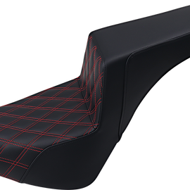 Step Up Seat - Driver's Lattice Stitched - Red