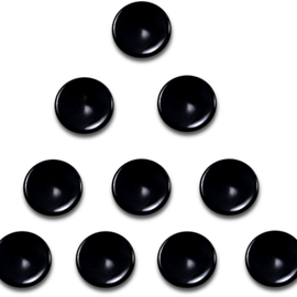 Cover Bolt 1/4 Button Allen Black