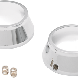 Swingarm Pivot Bolt Cover - Chrome