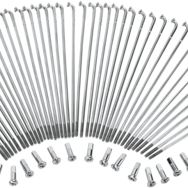 Spoke Set - Rear Hub - Drop Center - Stainless Steel - 16"