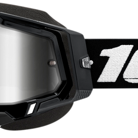 Racecraft 2 Snow Goggles - Black - Silver Mirror