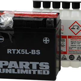 AGM Battery - RTX5L-BS .24 L