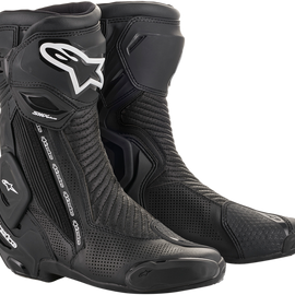 SMX+ Vented Boots - Black - US 7.5 / EU 41