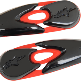 Toe Sliders - Red/Black