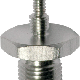 Straight Adapter - 7/16"-24 Male - Stainless Steel