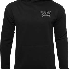 Youth Metal Fleece Pullover - Black - Large