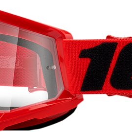 Youth Strata 2 Goggles - Red - Clear