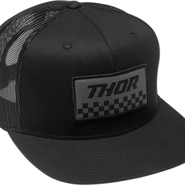 Checker Hat - Black/Charcoal