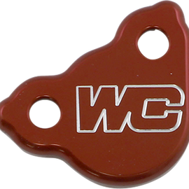 Rear Billet Brake Cover - Red - Honda