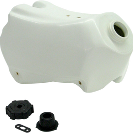 Gas Tank - White - Yamaha - 3.4 Gallon