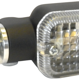 Turn Signal - DOT&E-mark - Single Filament - Black/Clear