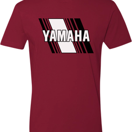 Yamaha Heritage Diagonal T-Shirt - Red - XL