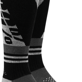 Youth Torque Socks - Black/Gray - Large/XL