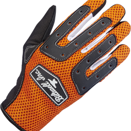 Anza Gloves - Orange/Black