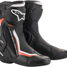 SMX+ Boots - Black/White/Red Fluorescent - US 6 / EU 39