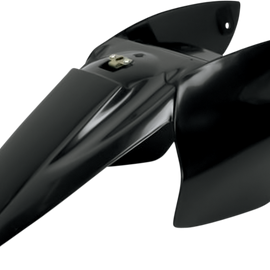 Rear Fender with Side Panels - Black