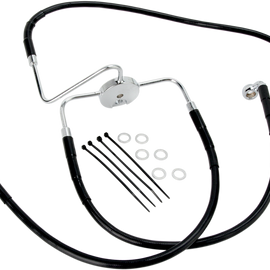 Front Brake Line - FXDL '96-'00 - Black