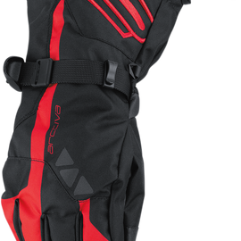 Pivot Gloves - Black/Red - Large