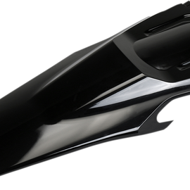 MX Rear Fender - Black - Husqvarna