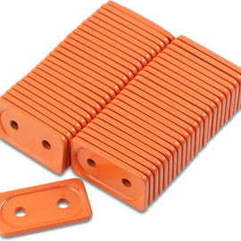 Support Plates - Orange - Double - 48 Pack