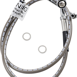 6" Brake Line - Front - 84-06 FLH