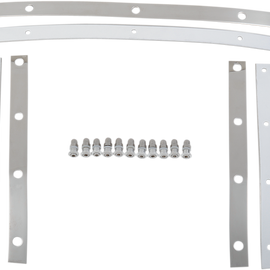 Fats Windshield Hardware Straps - Stainless Steel