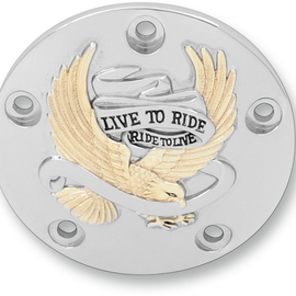 Points Cover 5 Hole Live to Ride Gold