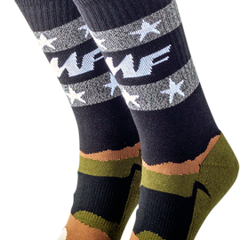 Camo Stars Socks - Camo - One Size