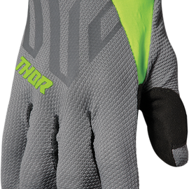 Draft Gloves - Gray/Acid - Large