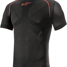 Ride Tech v2  Summer Short Sleeve Underwear Top - Black - XS/S