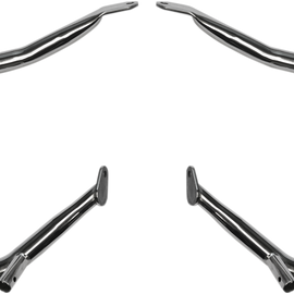 Saddlebag Bars - Chrome - Touring