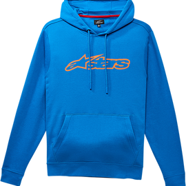 Blaze Hoodie - Pullover - Blue/Orange -  2XL