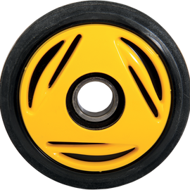 Idler Wheel with Bearing 6205-2RS - Yellow - Group 11 - 135 mm OD x 1" ID