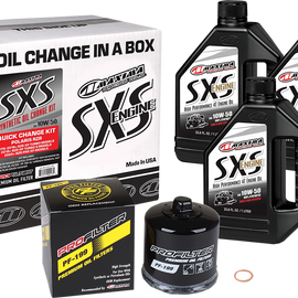 SXS Synthetic Oil Change Kit - Polaris Turbo - 10W-50