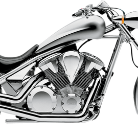 Speedster Swept Exhaust - Chrome - VT1300