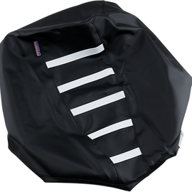 Ribbed Seat Cover - Black/White - Arctic Cat