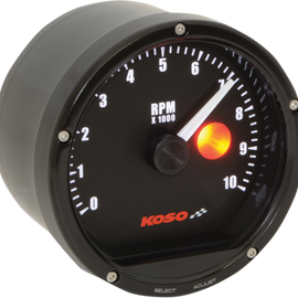 TNT-01R Tachometer with Shift Light - 10,000 RPM - Black Casing/Black Face - 3.41"