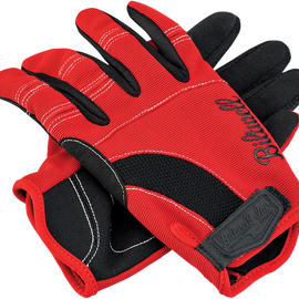 Moto Gloves - Red/Black/White - Medium