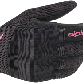 Women's Copper Gloves - Black/Pink - Large
